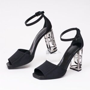 Hermes Noir Audace 90 women Sandal